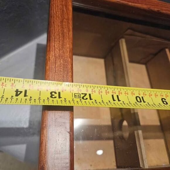 Wood Cigar Humidor 13"x5.5"9.5" Mancave - Picture 6 of 8